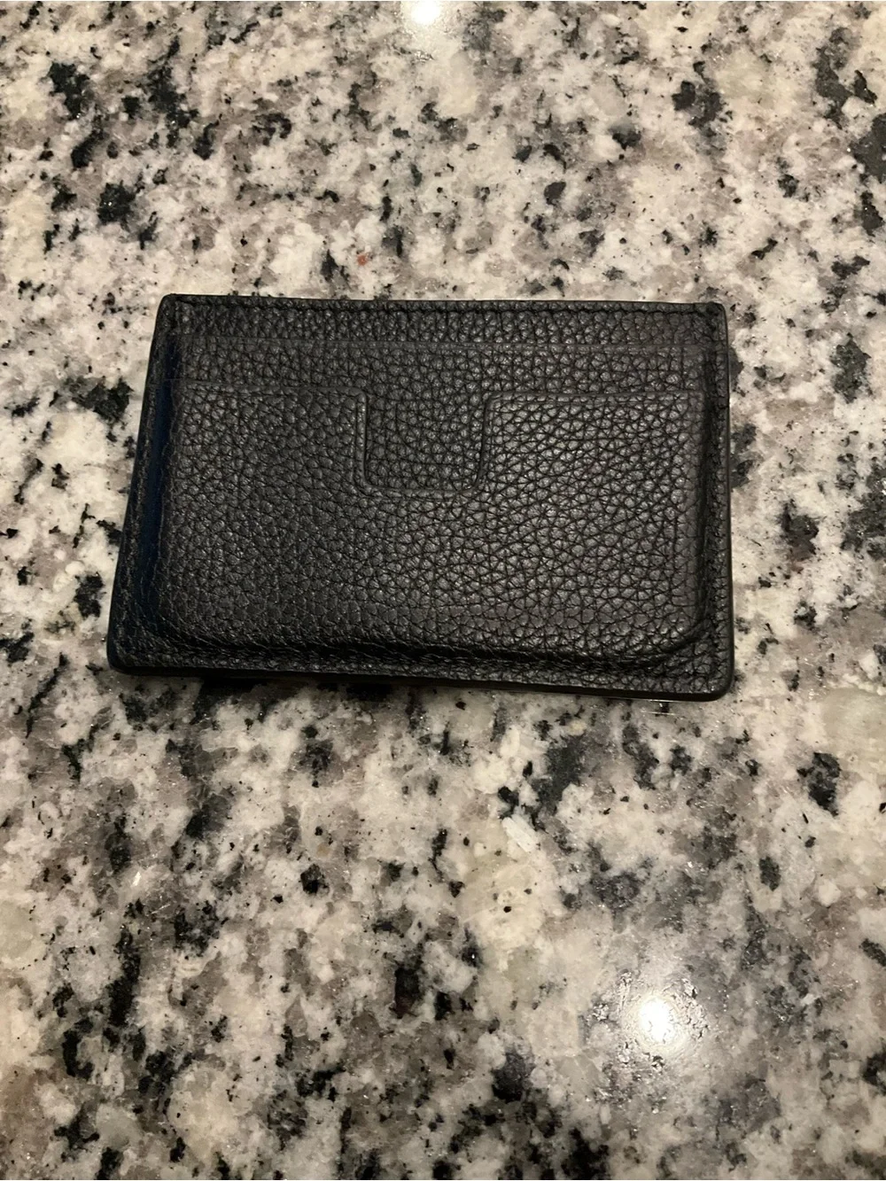Tom Ford Black Leather Card Holder